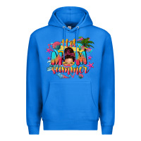 True Royal hot mom summer with messy bun Premium Hoodie - texasbilliewilder