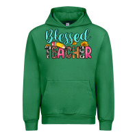 Emerald blessed teacher Urban Hoodie - Zillion Design Studio