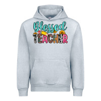 Heather Grey blessed teacher Urban Hoodie - Zillion Design Studio