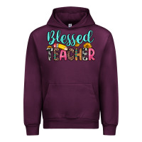 Mauve Wine blessed teacher Urban Hoodie - Zillion Design Studio