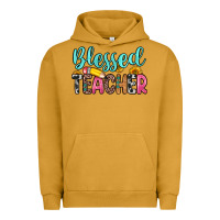 Pigment Peanut Butter blessed teacher Urban Hoodie - Zillion Design Studio