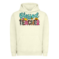 Pigment Pistachio blessed teacher Urban Hoodie - Zillion Design Studio