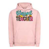 Pigment Salmon blessed teacher Urban Hoodie - Zillion Design Studio