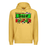Antique Gold soccer brother Premium Hoodie - Zillion Design Studio