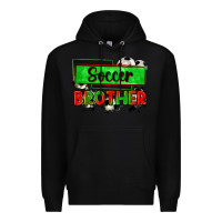 Black soccer brother Premium Hoodie - Zillion Design Studio