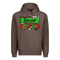 Coffee soccer brother Premium Hoodie - Zillion Design Studio