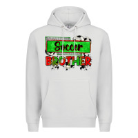 Dove Grey soccer brother Premium Hoodie - Zillion Design Studio