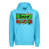 Ocean Blue soccer brother Premium Hoodie - Zillion Design Studio
