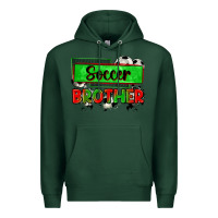 Sports Green soccer brother Premium Hoodie - Zillion Design Studio