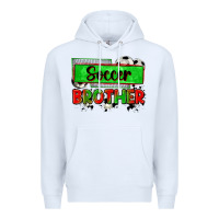 White soccer brother Premium Hoodie - Zillion Design Studio