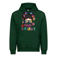 Forest Green hello fifth grade Urban Hoodie - texasbilliewilder