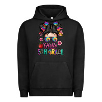 Pigment Black hello fifth grade Urban Hoodie - texasbilliewilder