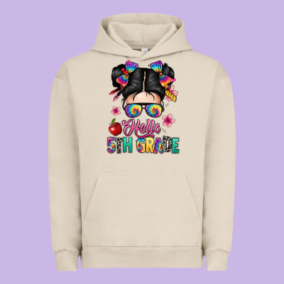 Hello Fifth Grade Urban Hoodie Designed By Texasbilliewilder