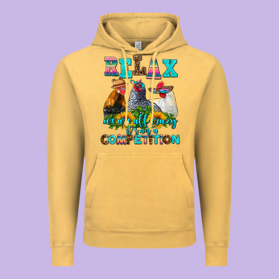 Relax We Are All Crazy  Competition Vintage Hoodie Designed By Adodesignshop