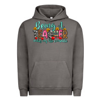 Pigment Tornado being a teacher makes my life complete Urban Hoodie - Zillion Design Studio