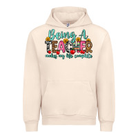 Sandshell being a teacher makes my life complete Urban Hoodie - Zillion Design Studio