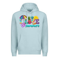 Blue Mist i love summer Premium Hoodie - texasbilliewilder