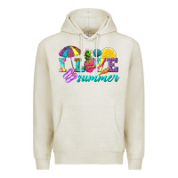 Oatmeal Heather i love summer Premium Hoodie - texasbilliewilder