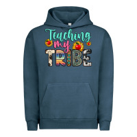 Pigment Midnight Navy teaching my tribe Urban Hoodie - Zillion Design Studio