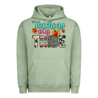 Pigment Oil Green teaching my tribe Urban Hoodie - Zillion Design Studio