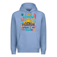 Colony Blue i m a better person when i m tan Premium Hoodie - texasbilliewilder