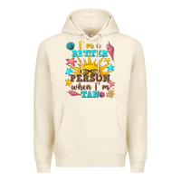 Tofu i m a better person when i m tan Premium Hoodie - texasbilliewilder