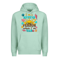 Seafoam i m a better person when i m tan Premium Hoodie - texasbilliewilder