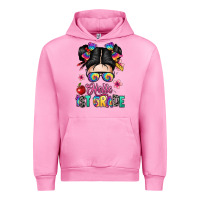 Fuchsia Pink hello first grade Urban Hoodie - texasbilliewilder