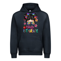 Navy hello first grade Urban Hoodie - texasbilliewilder