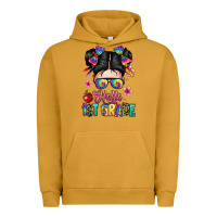 Pigment Peanut Butter hello first grade Urban Hoodie - texasbilliewilder