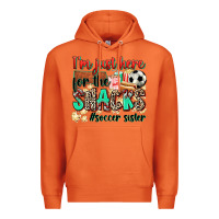 Carrot i'm just here for the snacks #soccer sister Premium Hoodie - Zillion Design Studio