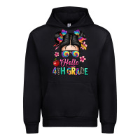 Black hello fourth grade Urban Hoodie - texasbilliewilder