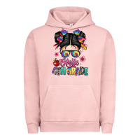 Pigment Salmon hello fourth grade Urban Hoodie - texasbilliewilder