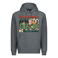 Rock i'm just here for the snacks #soccer  brother Premium Hoodie - Zillion Design Studio