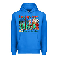 True Royal i'm just here for the snacks #soccer  brother Premium Hoodie - Zillion Design Studio