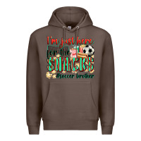 Coffee i'm just here for the snacks #soccer  brother Premium Hoodie - Zillion Design Studio
