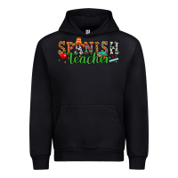 Black spanish teacher Urban Hoodie - Zillion Design Studio