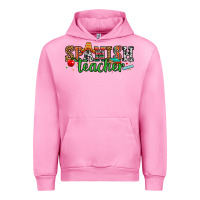 Fuchsia Pink spanish teacher Urban Hoodie - Zillion Design Studio