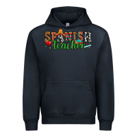 Navy spanish teacher Urban Hoodie - Zillion Design Studio