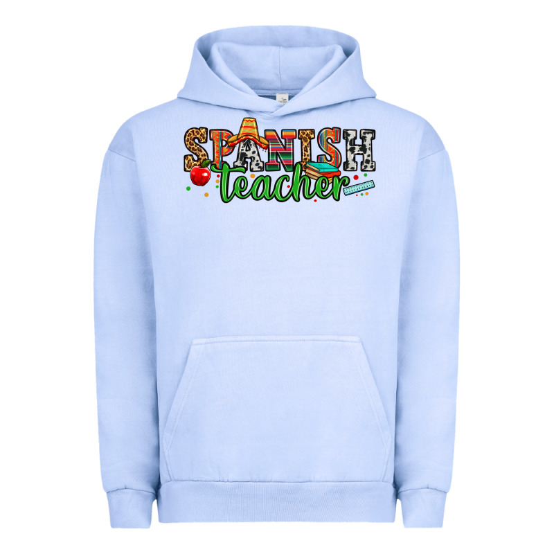 Spanish Teacher Urban Hoodie by Zillion Design Studio | Teevron