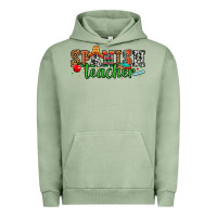 Pigment Oil Green spanish teacher Urban Hoodie - Zillion Design Studio