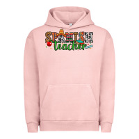 Pigment Salmon spanish teacher Urban Hoodie - Zillion Design Studio