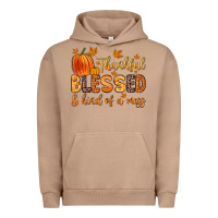 Pigment Burro thankful blessed and kind of a mess Urban Hoodie - Zillion Design Studio