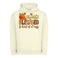 Pigment Pistachio thankful blessed and kind of a mess Urban Hoodie - Zillion Design Studio