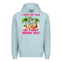 Blue Mist i might text back Premium Hoodie - texasbilliewilder