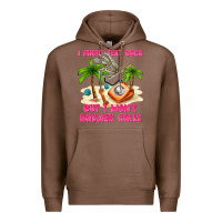 Chestnut i might text back Premium Hoodie - texasbilliewilder