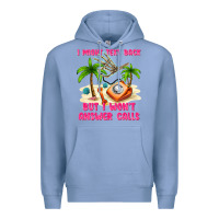 Colony Blue i might text back Premium Hoodie - texasbilliewilder