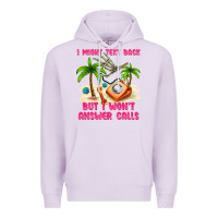 Lilac i might text back Premium Hoodie - texasbilliewilder