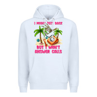 White i might text back Premium Hoodie - texasbilliewilder