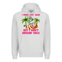 Dove Grey i might text back Premium Hoodie - texasbilliewilder